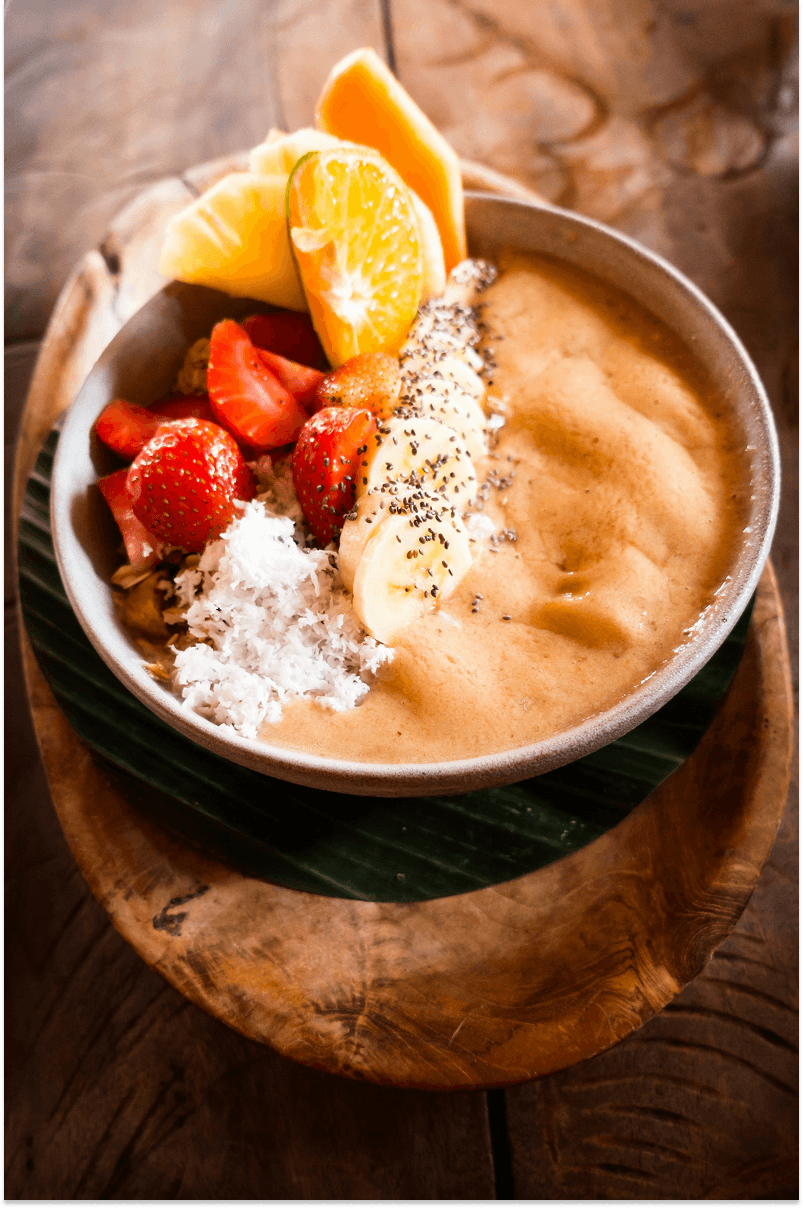 Orange Smoothies Bowl
